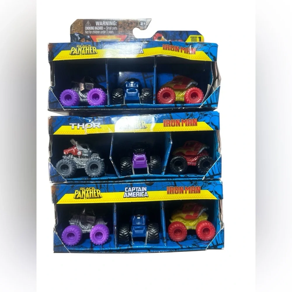 Mini Monster Truck Toy Set
